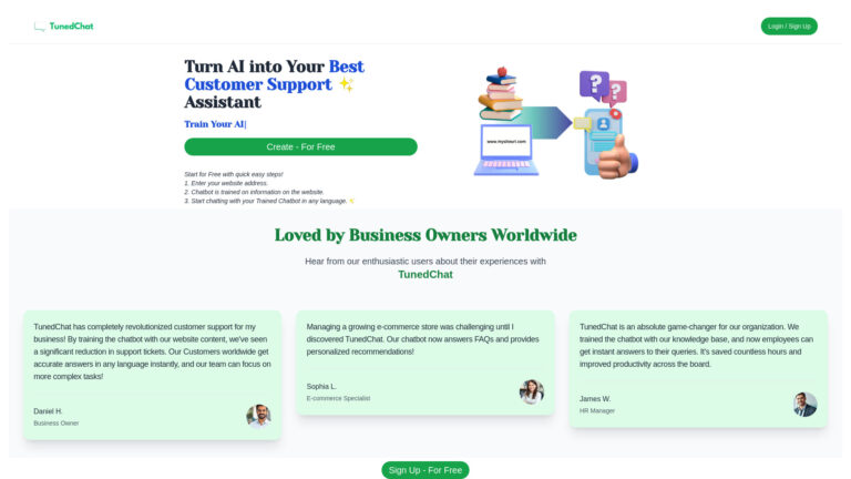 New Tunedchat AI Tool Review