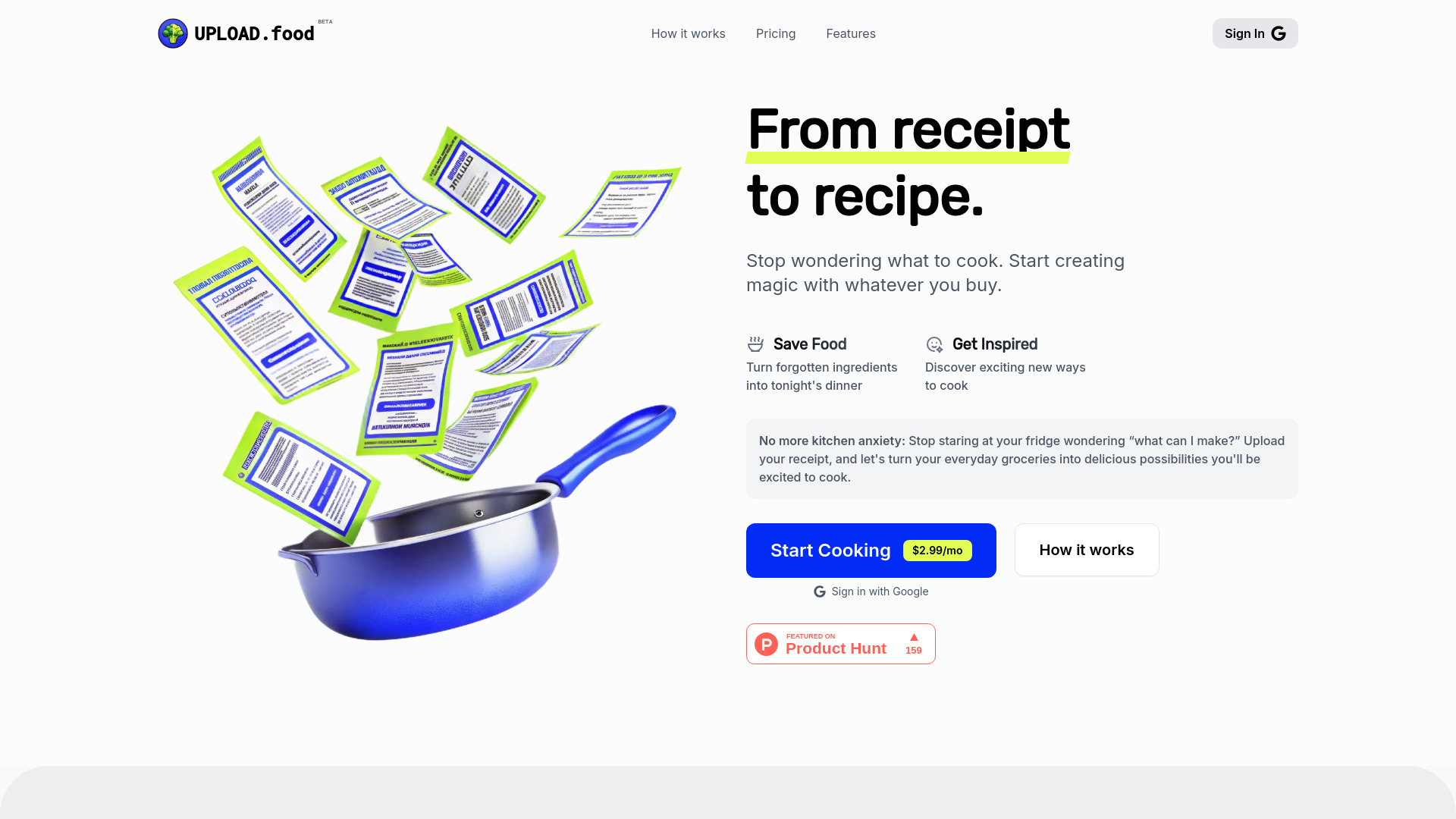 UPLOAD.food logo