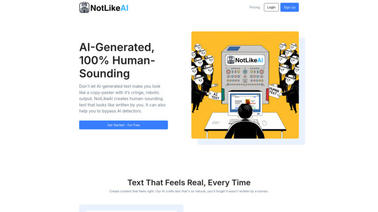 Top Notlikeai AI Tool Review