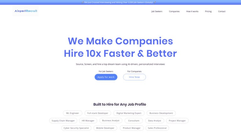 Best AIxpertrecruit.com AI Tool Review
