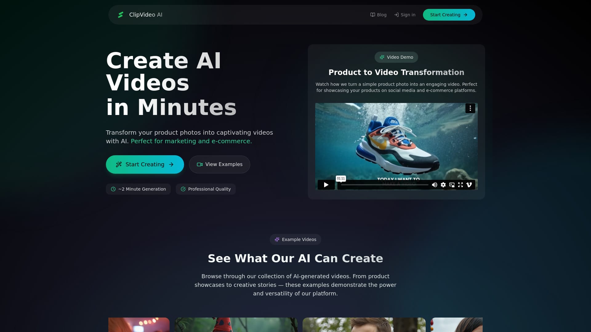 ClipVideo AI logo
