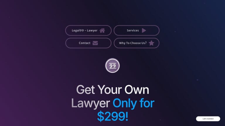 Innovative 99legal AI Tool Review