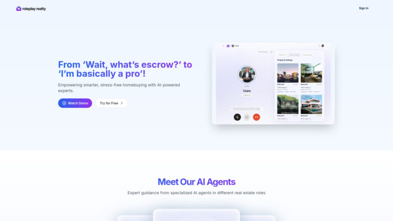 Top Roleplay Realty AI Tool Review