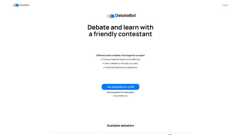 New Debatebot AI Tool Review