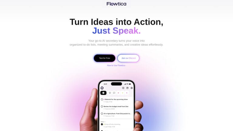 Free Flowtica AI Tool Review
