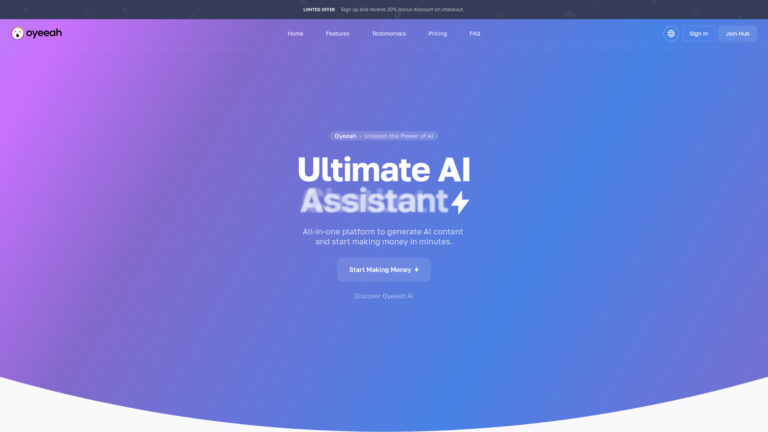 Innovative Oyeeah AI Tool Review