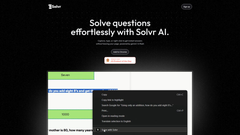 Popular Solvr AI Tool Review