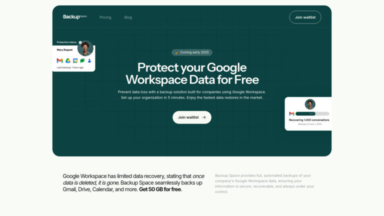 Top Backup Space AI Tool Review