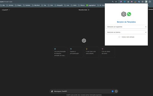 ChatGPT WhatsApp Template Generator ai chrome extension logo
