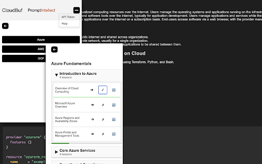 Cloud Shell ai chrome extension logo