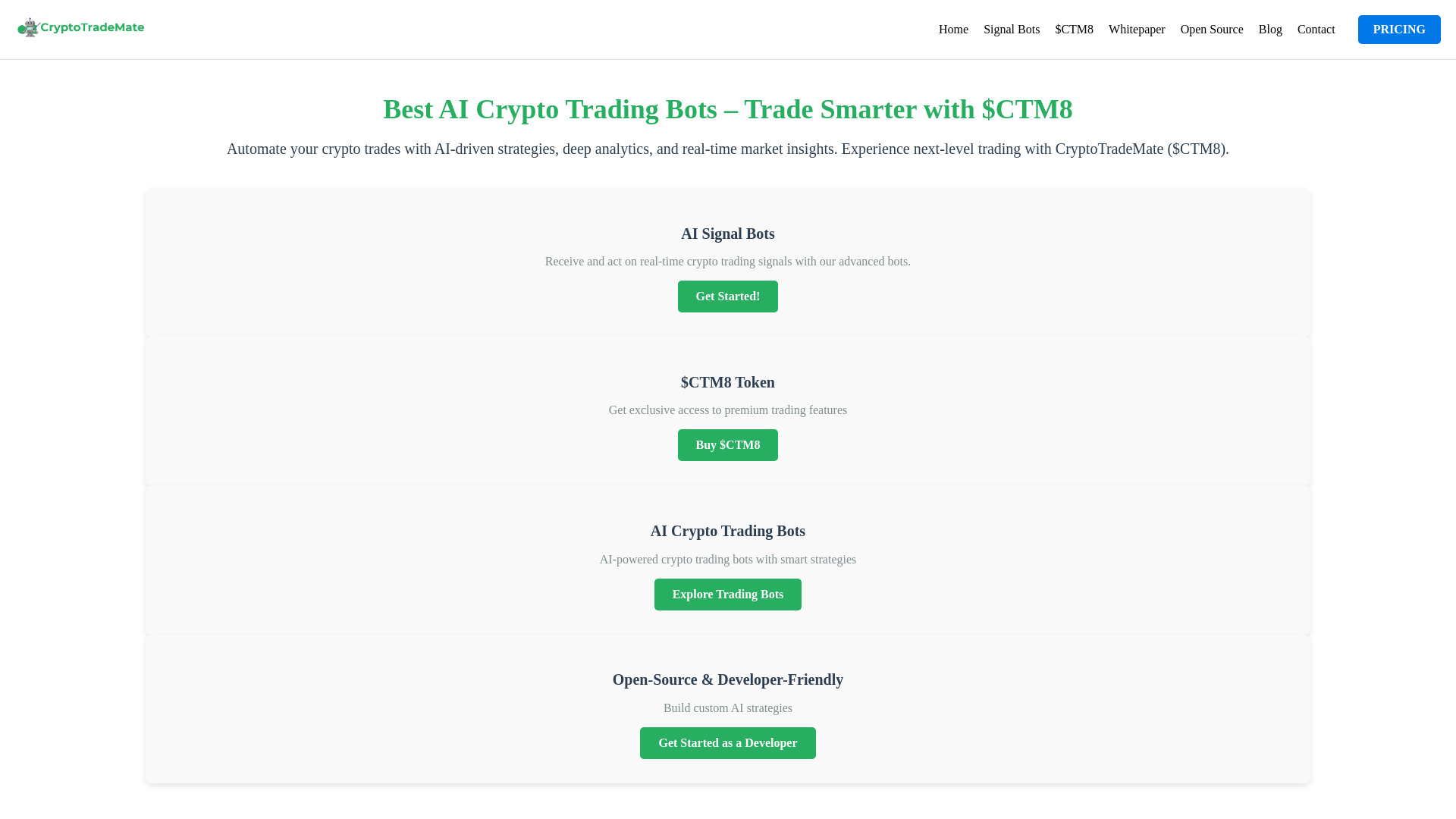 CryptoTradeMate logo