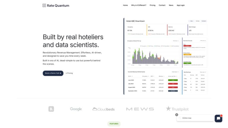 Popular Rate Quantum Revenue Management AI AI Tool Review
