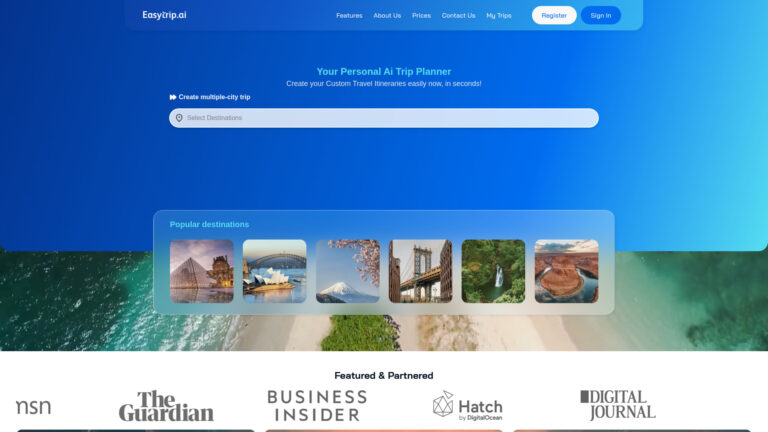 Top Easytrip.ai AI Tool Review