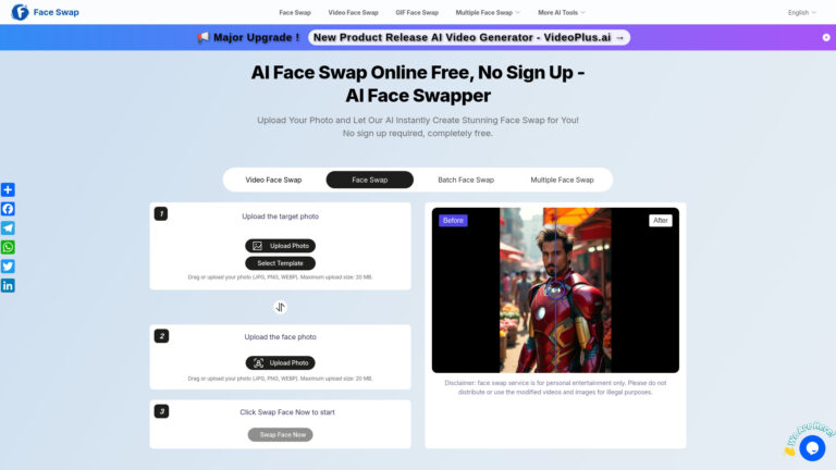 Powerful AI Face Swapper AI Tool Review