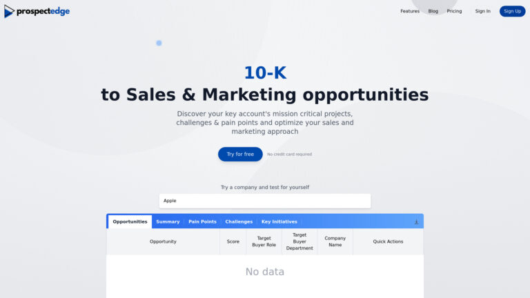 Advanced Prospectedge AI Tool Review