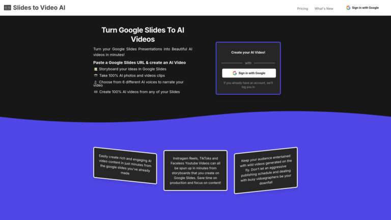 Innovative Slidestovideos AI Tool Review