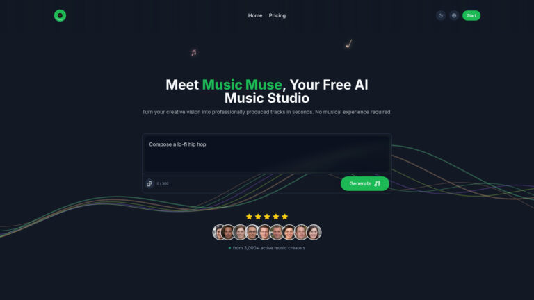 Powerful Music Muse AI AI Tool Review