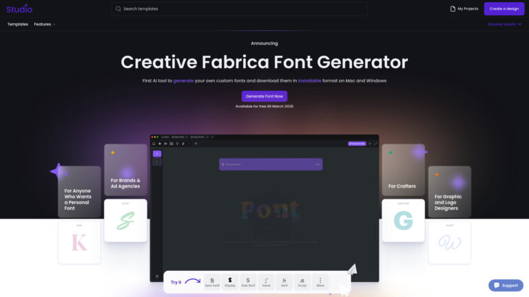 Advanced Creative Fabrica Font Generator AI Tool Review