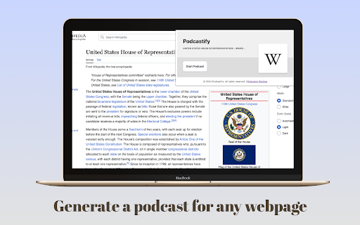 Podcastify ai chrome extension logo