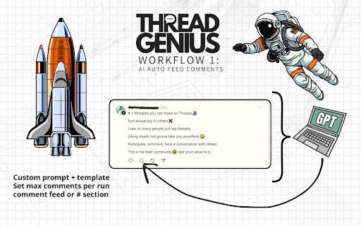 Thread.genius ai chrome extension logo