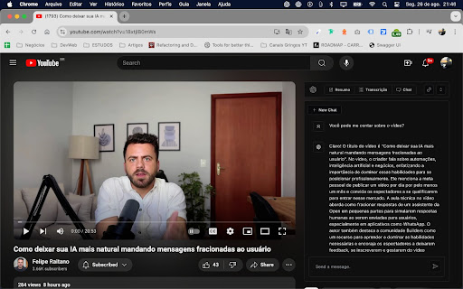YouTube Chat Extension ai chrome extension logo