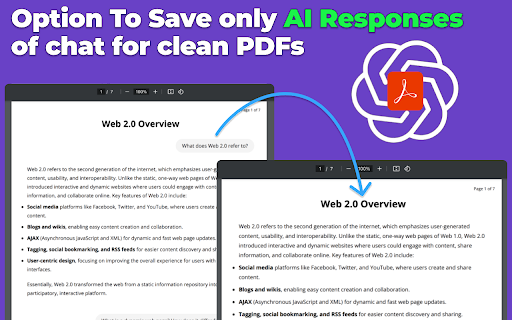 ChatGPT to PDF Extension ai chrome extension