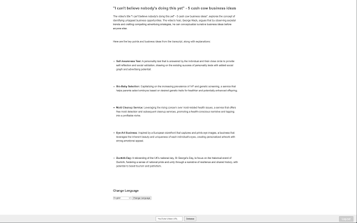 YouTube Clickbait Decoder & Video Summarizer ai chrome extension logo