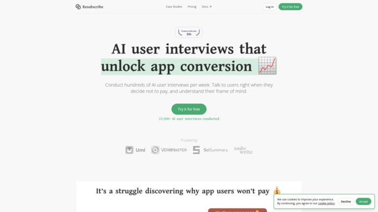 Trending Resubscribe AI Tool Review