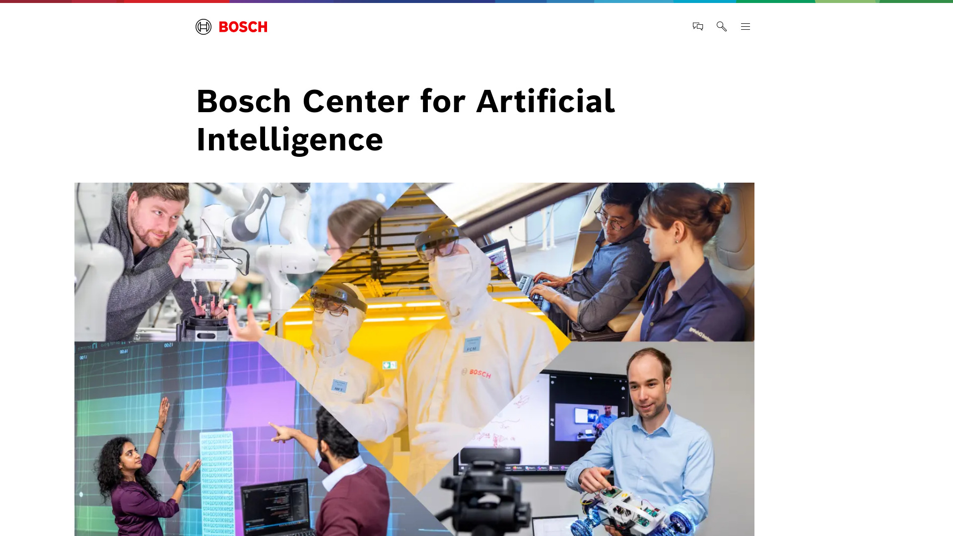 Bosch Center for Artificial Intelligence logo