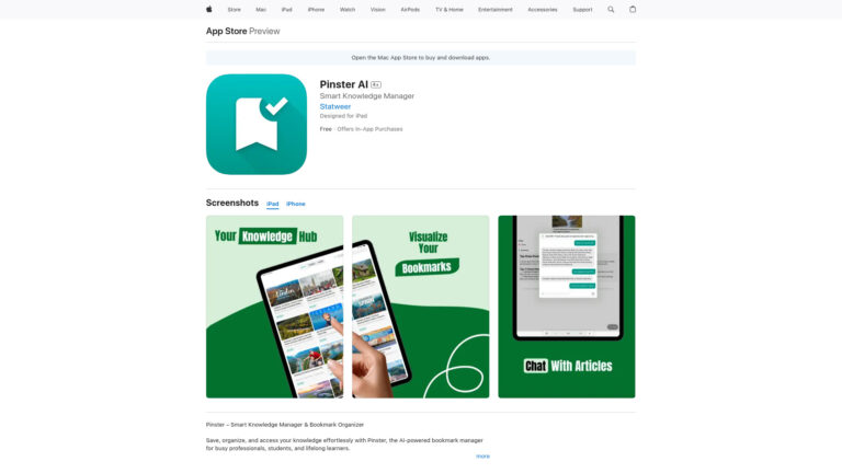 New Pinster AI AI Tool Review