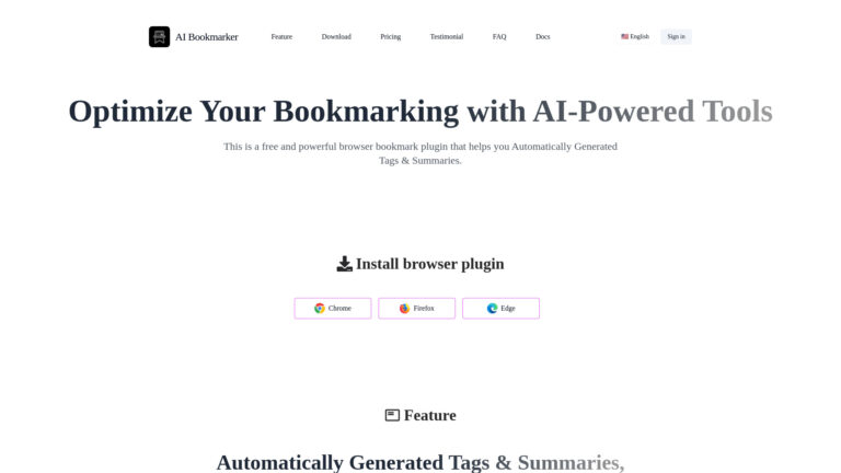 Trending AI Bookmarker AI Tool Review