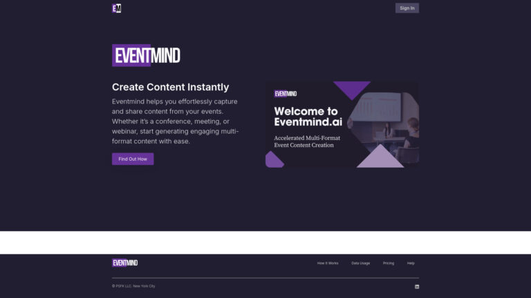 Popular Eventmind AI Tool Review