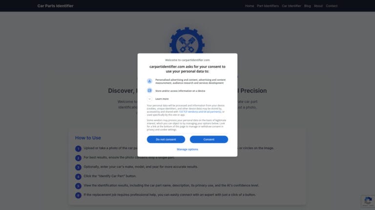 Smart Car Part Identifier AI Tool Review