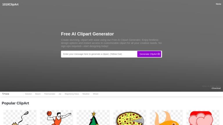Advanced 1010clipart AI Tool Review