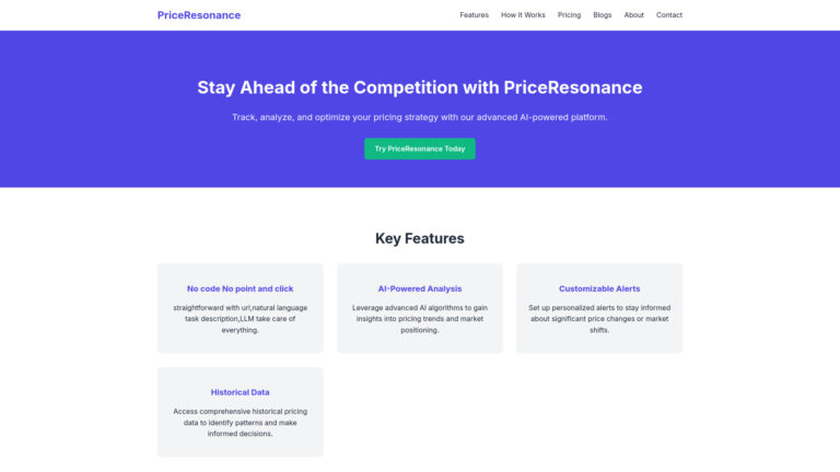 Trending Priceresonance AI Tool Review