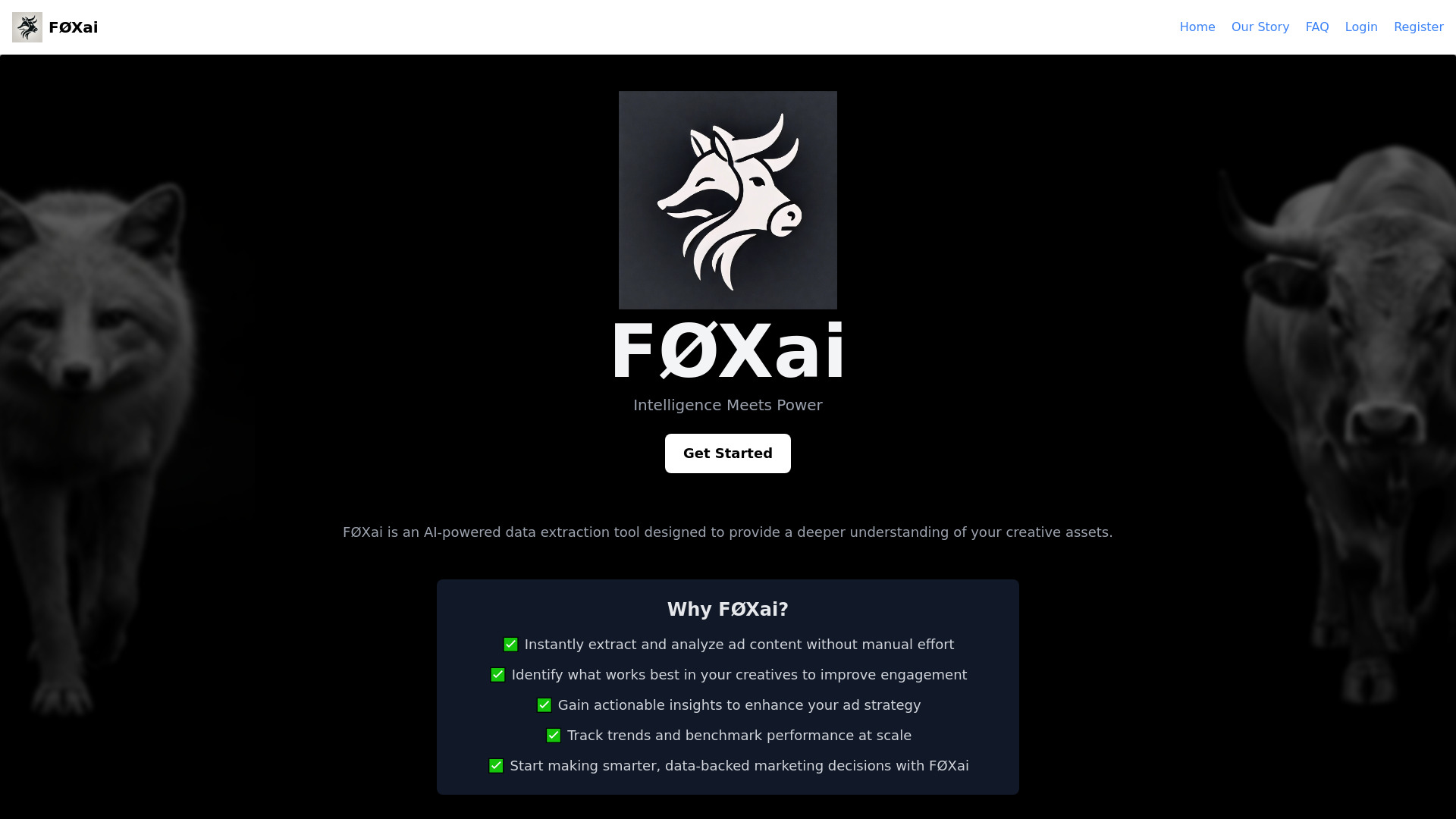 FØXai logo