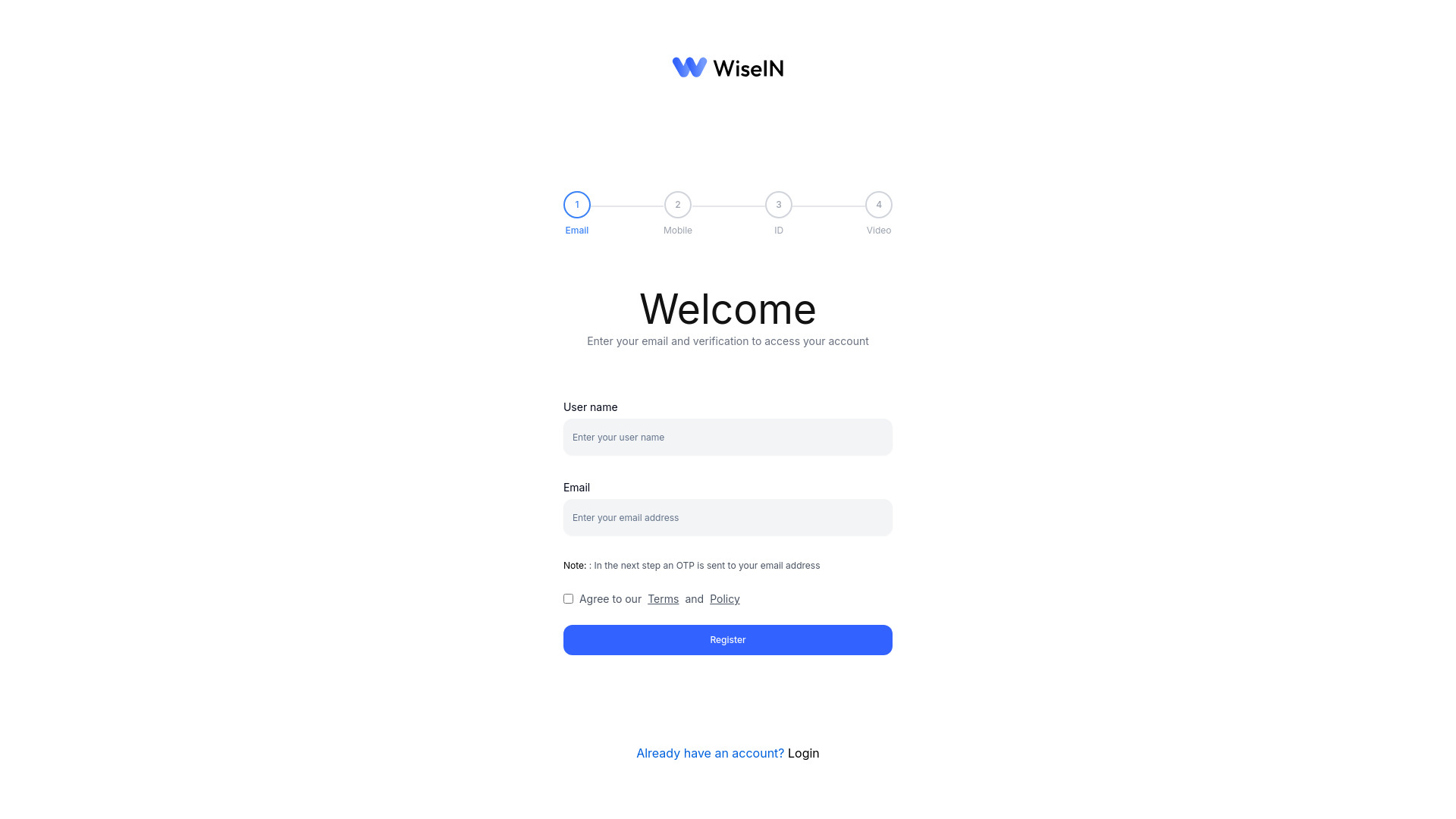 WiseIn logo
