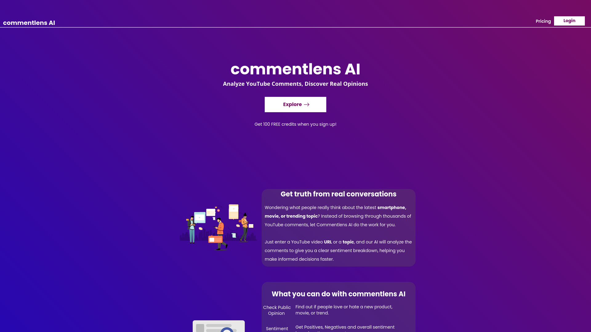 Commentlens AI logo