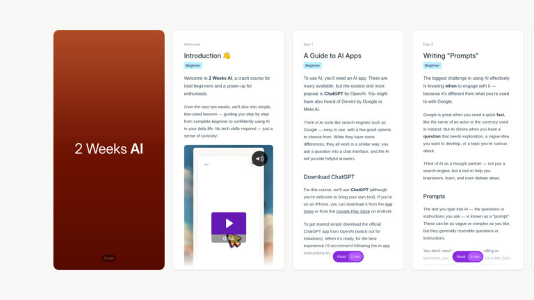 Advanced 2 Weeks AI AI Tool Review