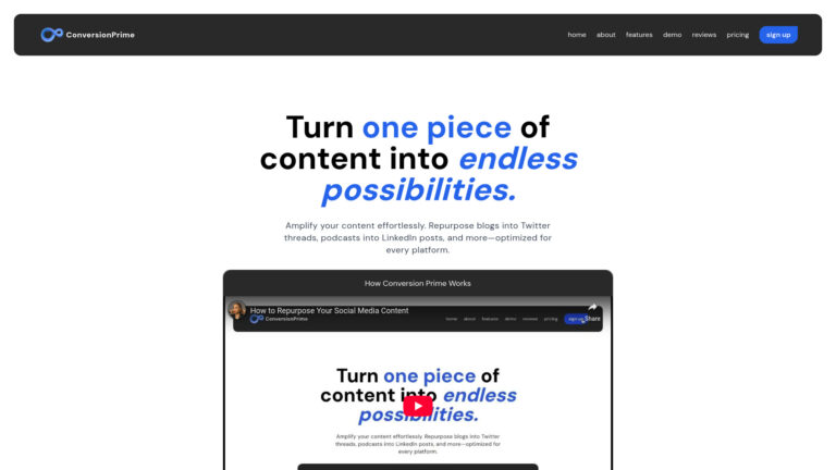 Top Conversion Prime AI Tool Review