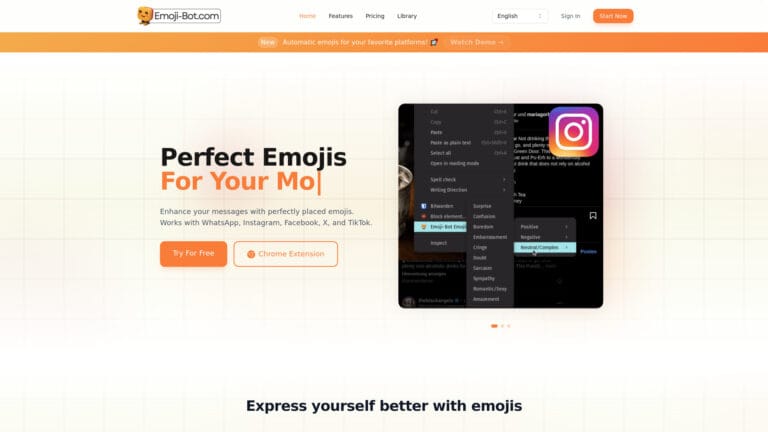 Popular Emoji Bot AI Tool Review