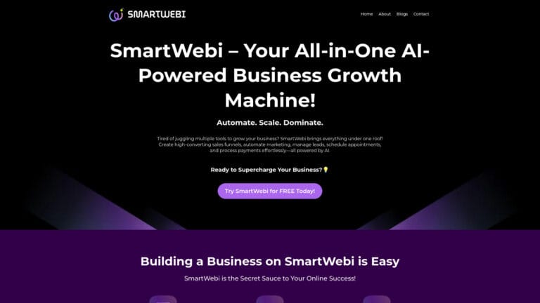 Trending Smartwebi AI Tool Review