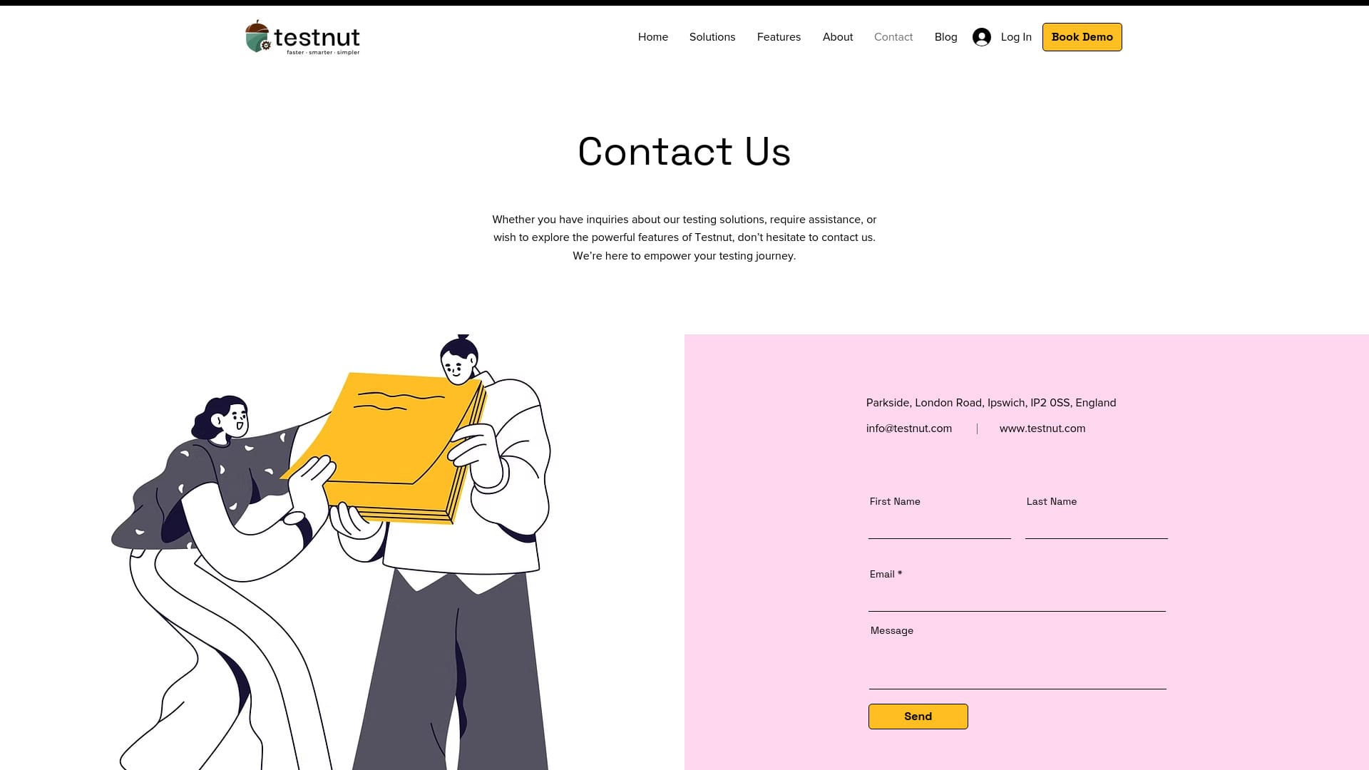 Testnut logo