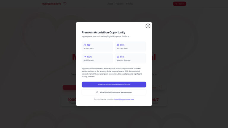 Top Myproposal.love AI Tool Review