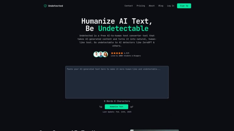 Powerful Undetected AI AI Tool Review