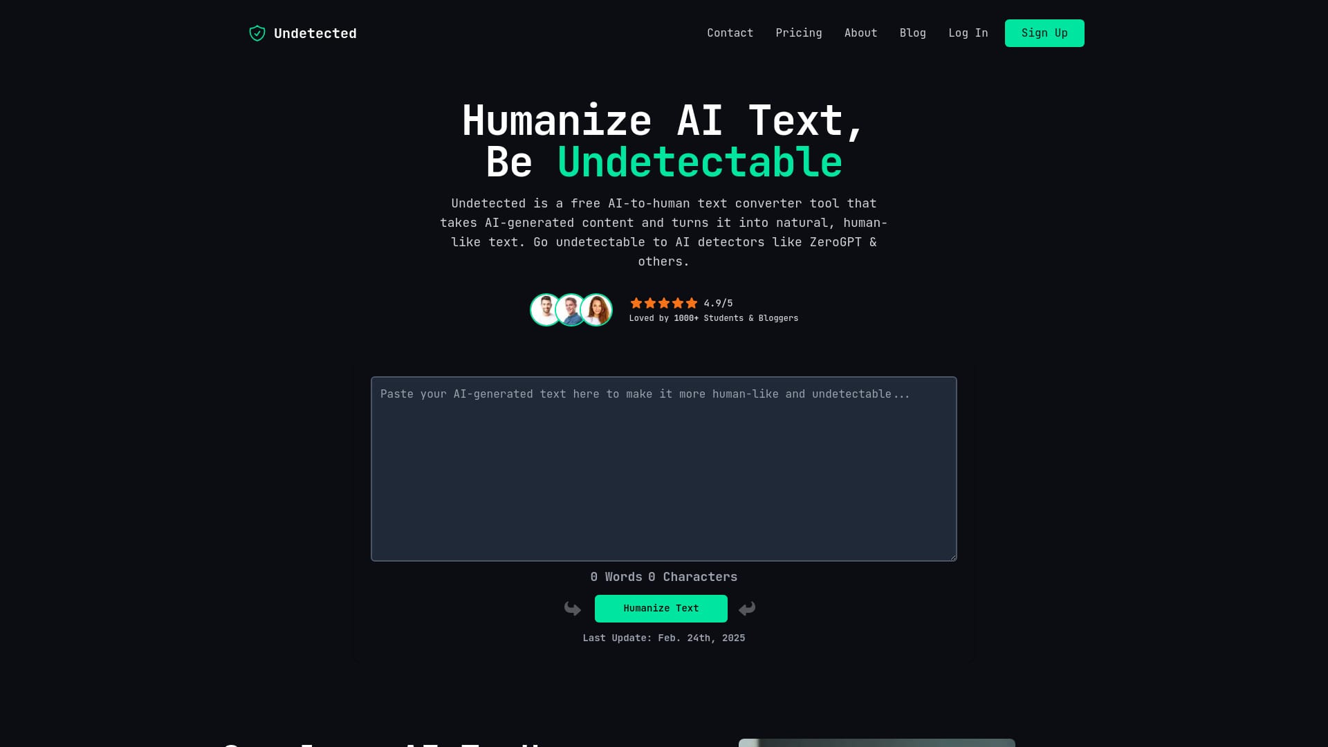 Undetected AI logo