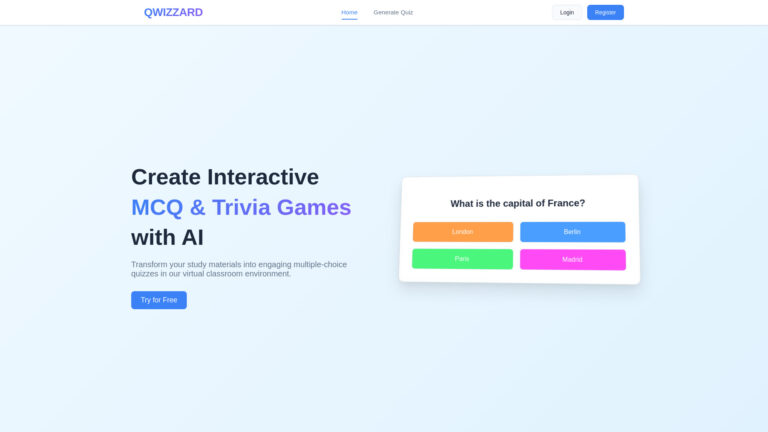 New Qwizzard AI Tool Review