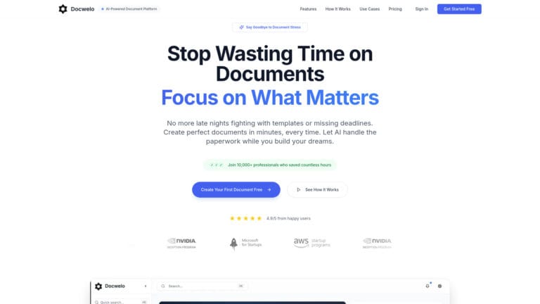 New Docwelo AI Tool Review