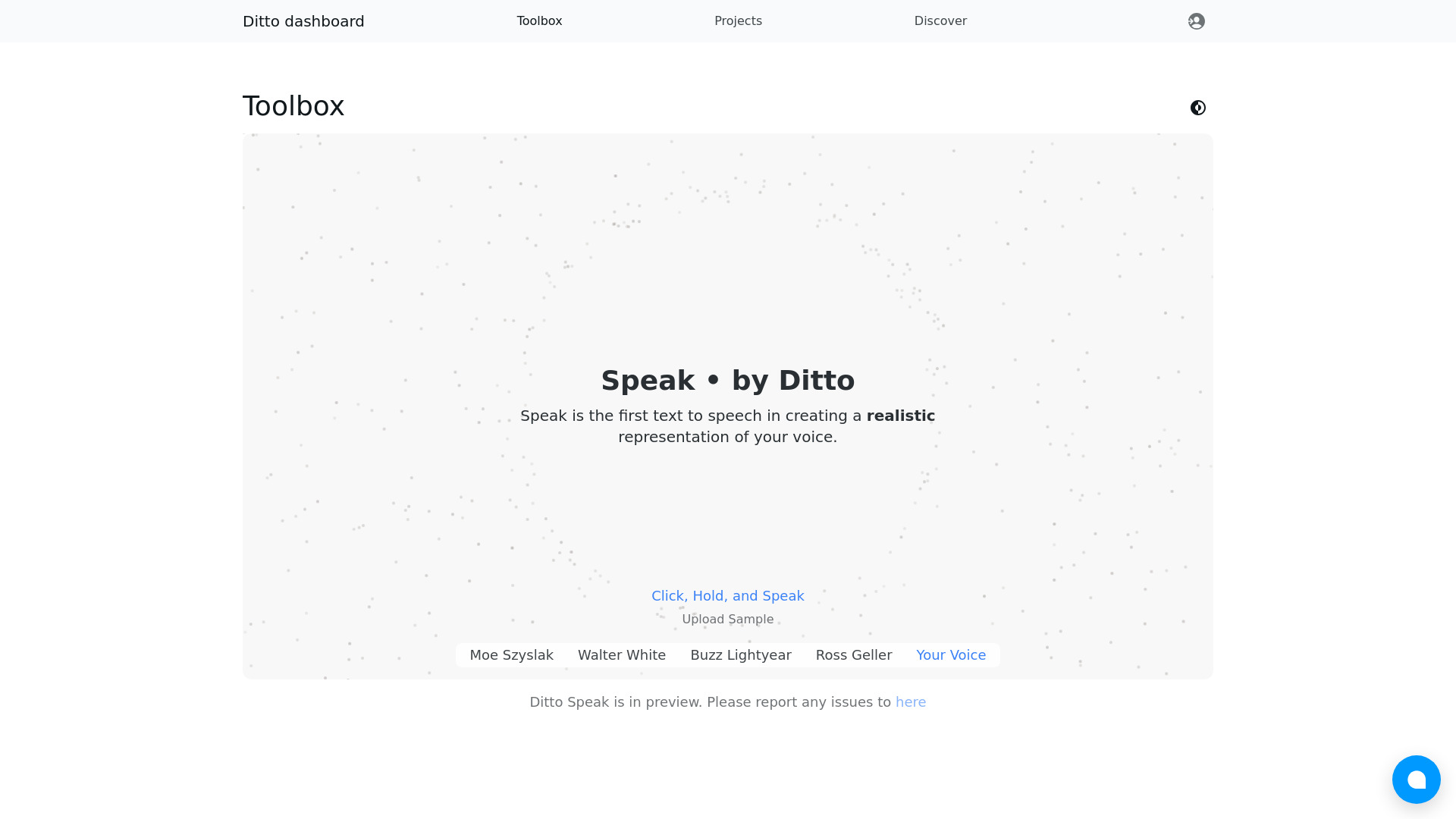 Ditto Speak logo