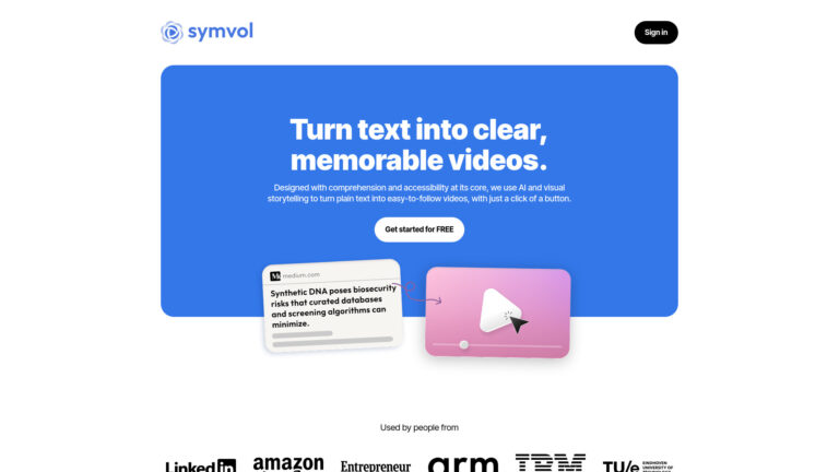 Popular Symvol AI Tool Review